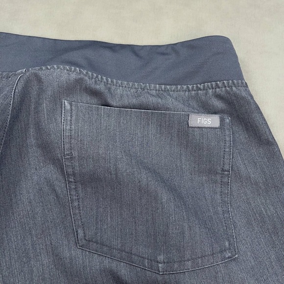 FIGS Zamora Jogger Scrub Pants Womens Medium (32x28) Gray Technical Collection - Picture 7 of 11